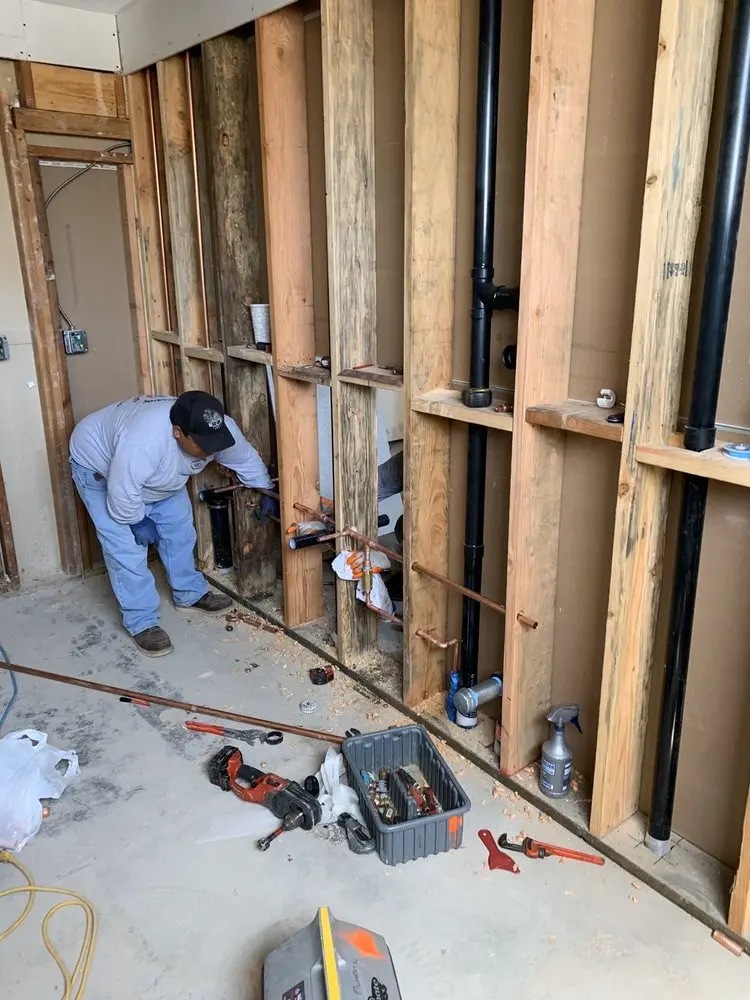 Commercial rough-in plumbing for Gas Line Repair in Westwood Lakes
